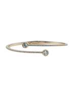 Bypass Moissanite Bangle