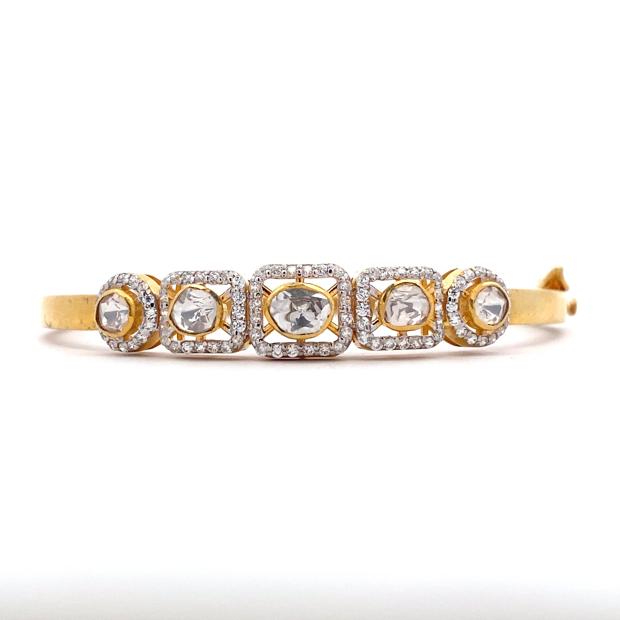 Moissanite Eternity Bangle