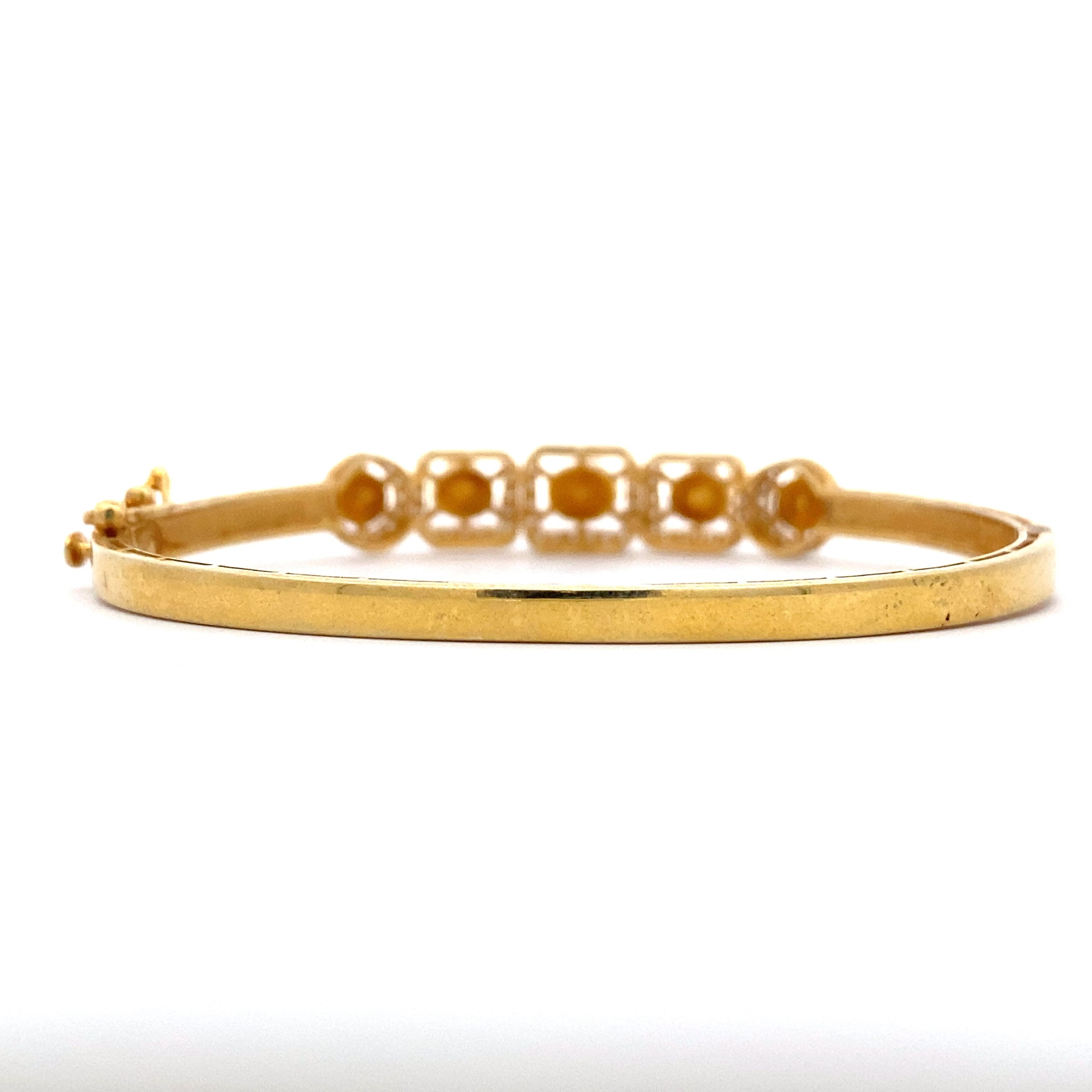 Moissanite Eternity Bangle