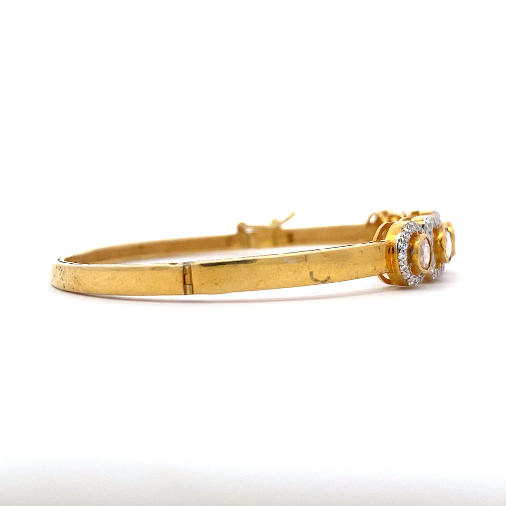 Moissanite Eternity Bangle