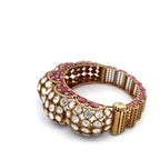 Imperial Moissanite Ruby Bangle