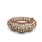 Imperial Moissanite Ruby Bangle