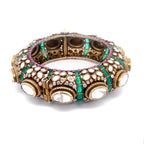 Regal Moissanite Green Bangle