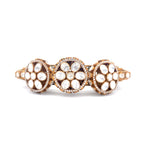 Verdant Lattice Emerald Bangle