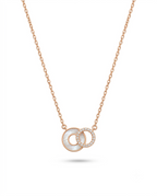 Duo Circle Shell Necklace