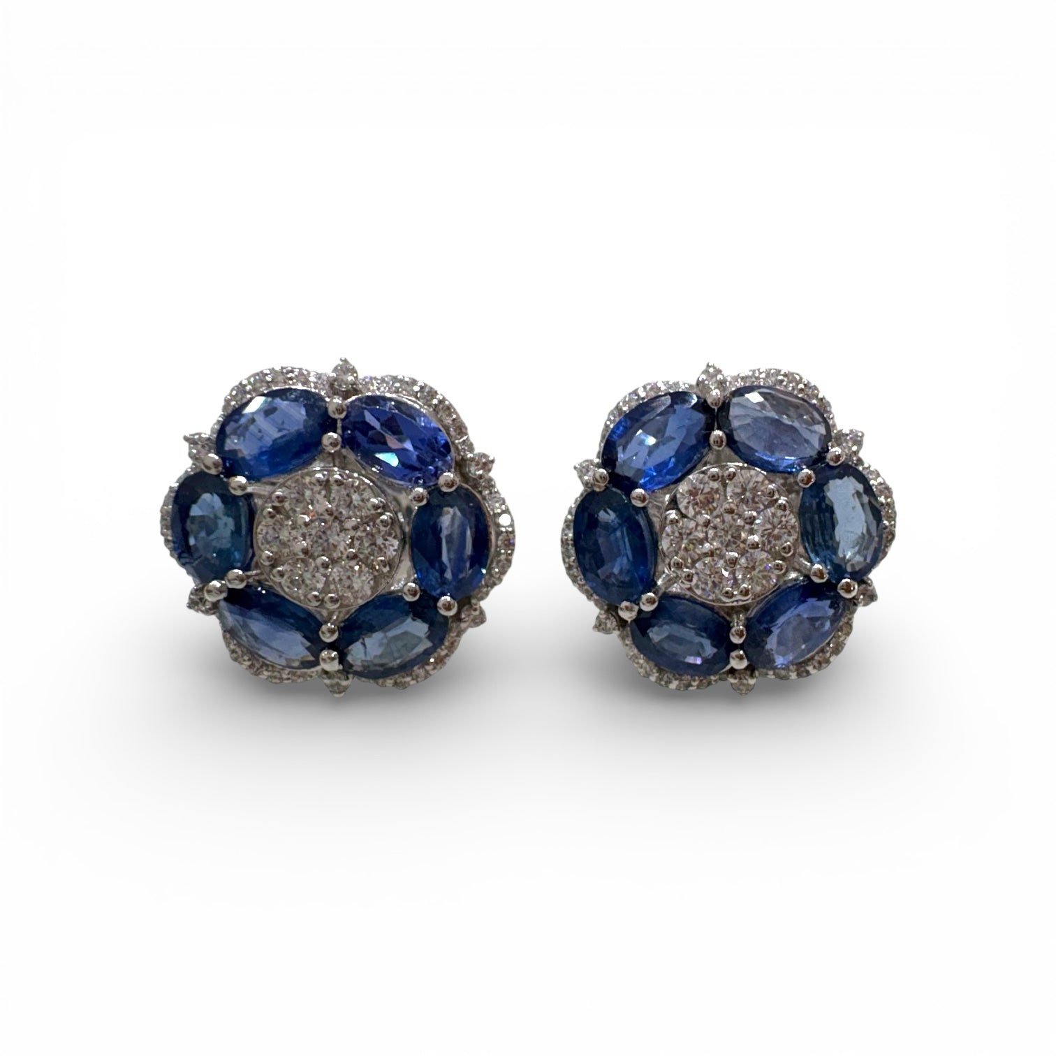 Ocean Royale Tanzanite Floral Studs