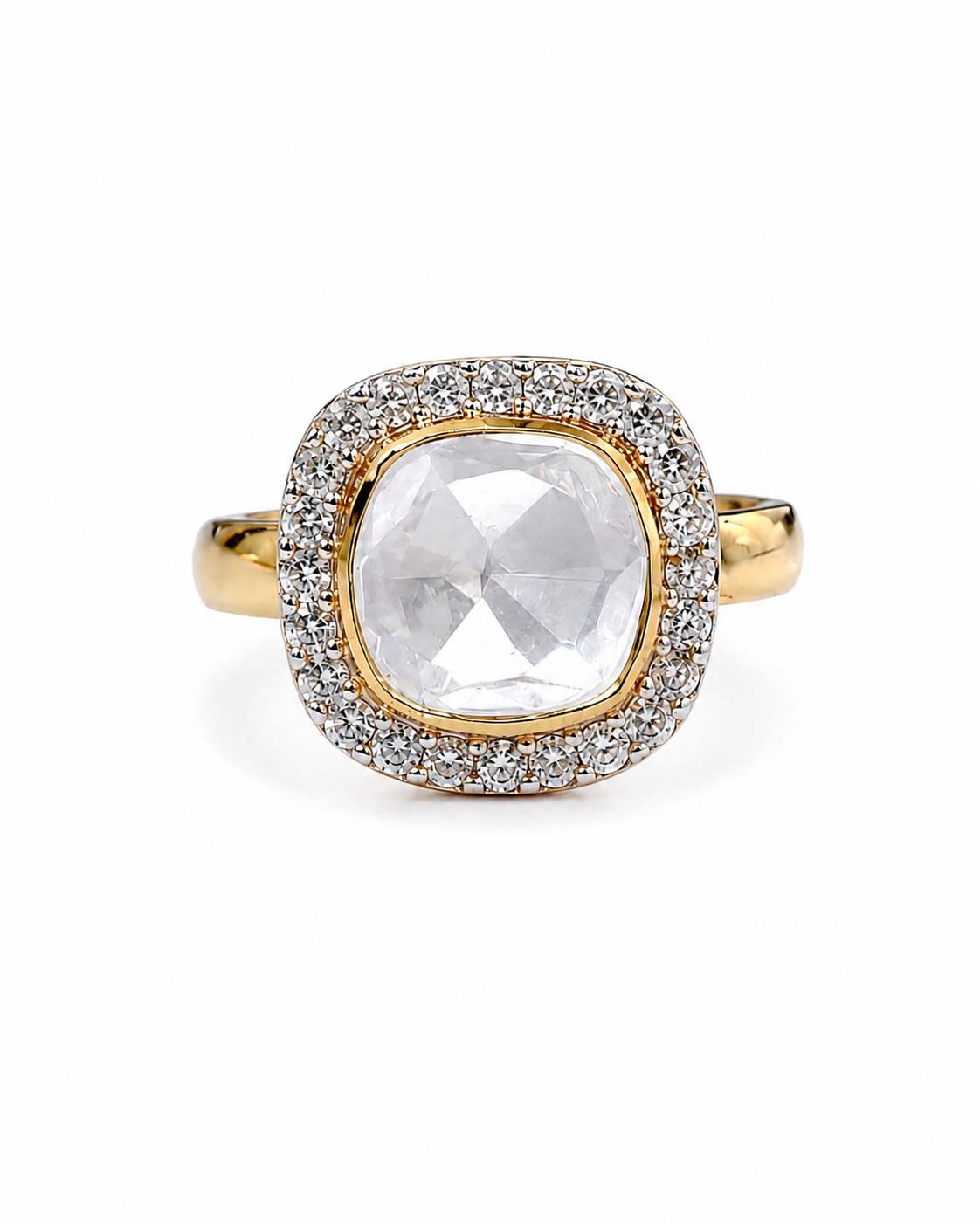 Moonlit Halo Ring