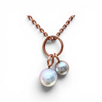 Twin Moon Pearl Pendant