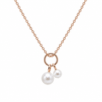 Twin Moon Pearl Pendant