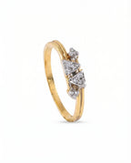 Geometric Crystal Band Ring