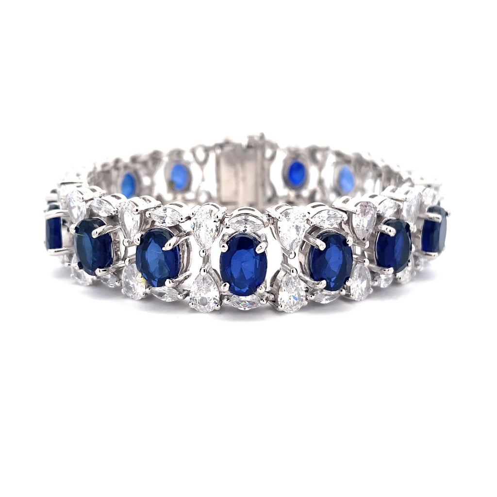 Sapphire Moissanite Bracelet