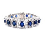 Sapphire Moissanite Bracelet