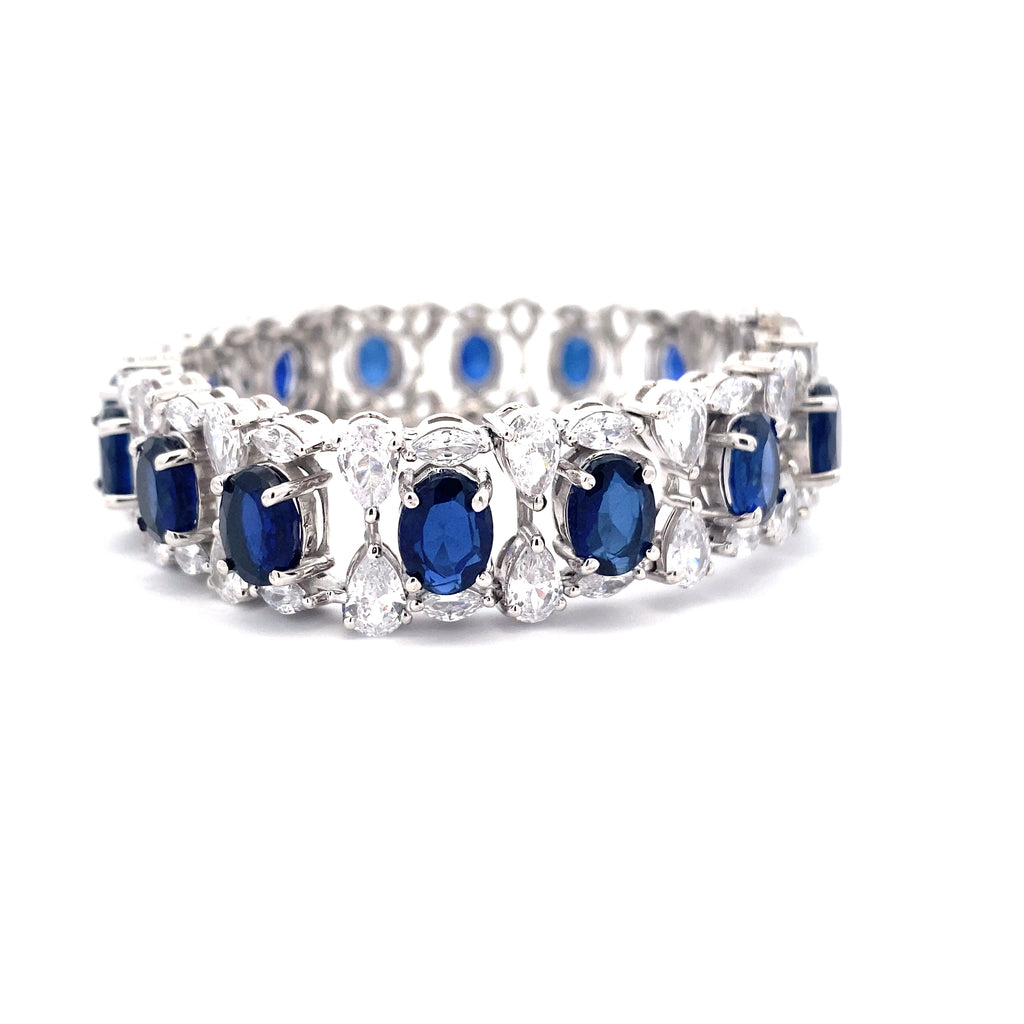 Sapphire Moissanite Bracelet