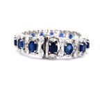 Sapphire Moissanite Bracelet