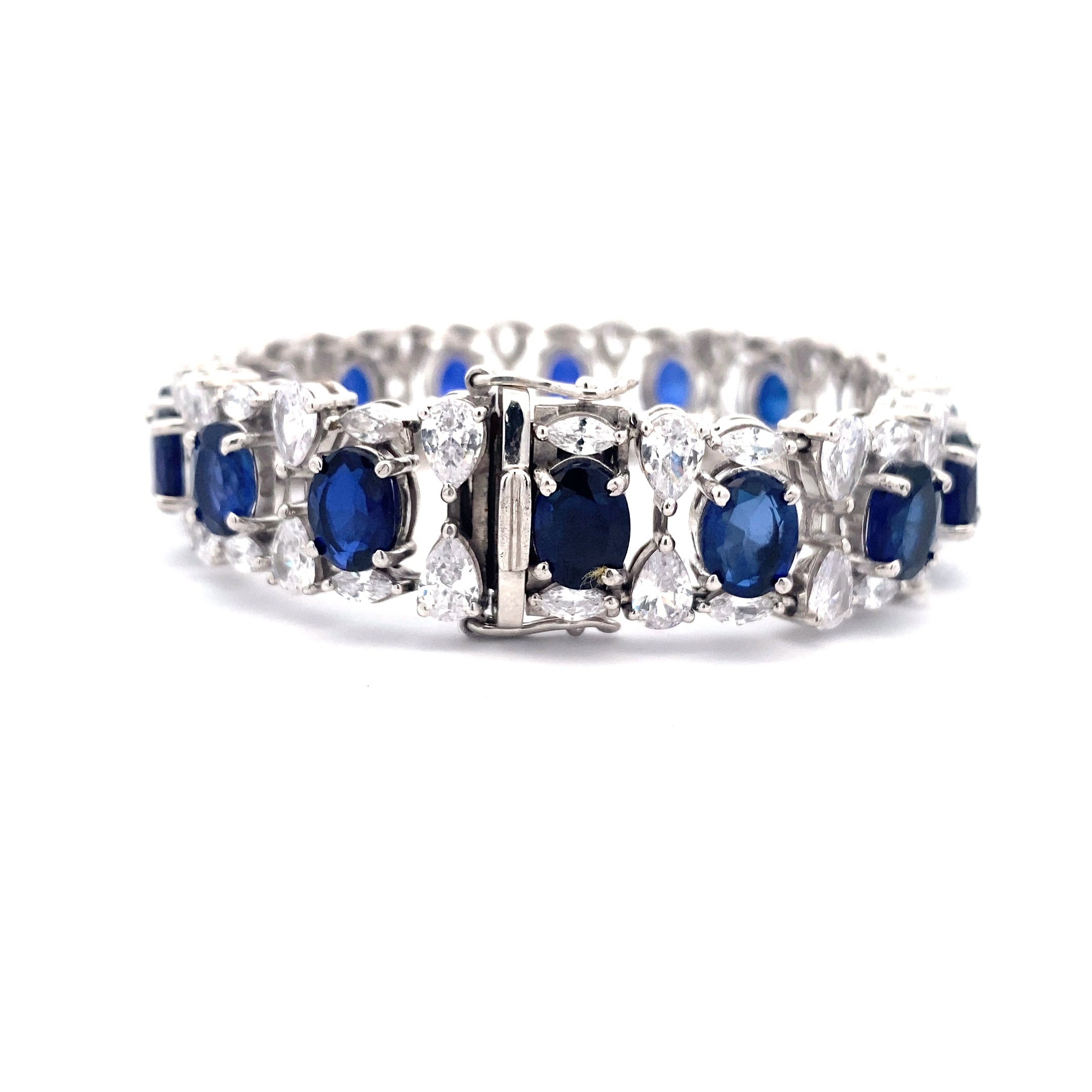 Sapphire Moissanite Bracelet