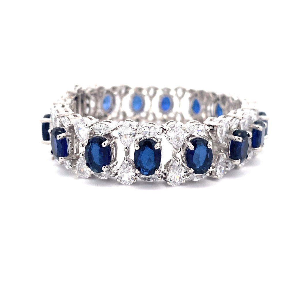 Sapphire Moissanite Bracelet