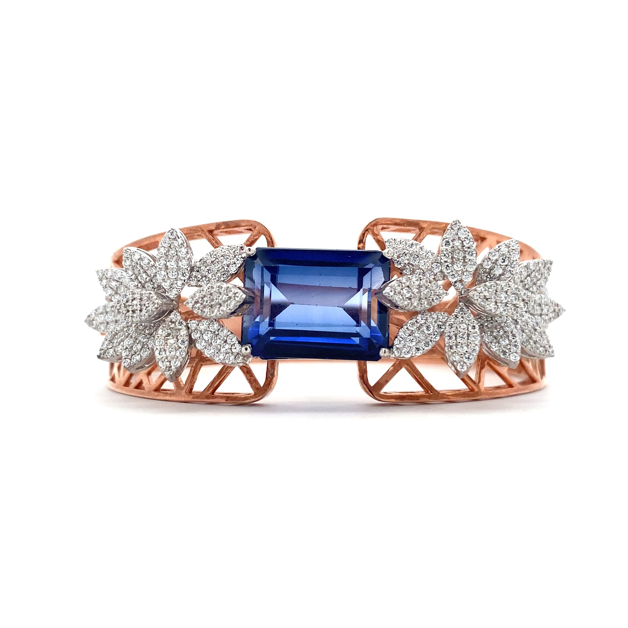 Sapphire Lattice Bangle