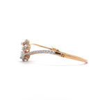 Moissanite Cluster Bangle
