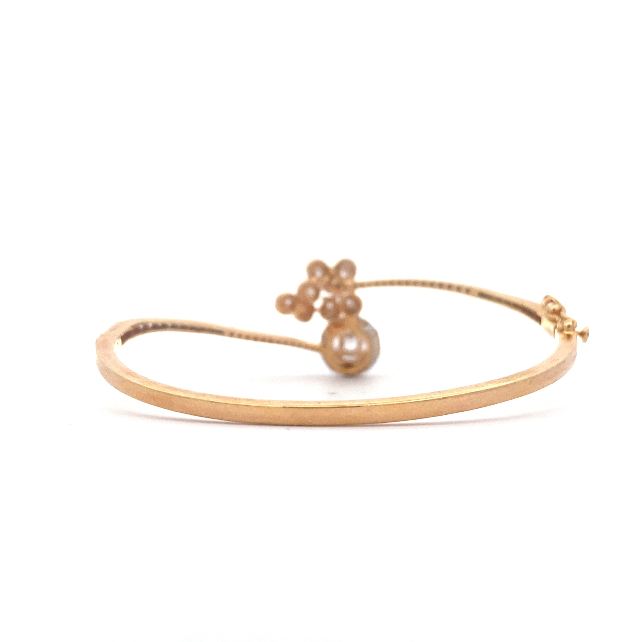 Moissanite Cluster Bangle