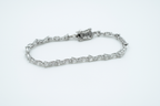 Pear Moissanite Tennis Bracelet