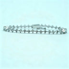 Moissanite Zigzag Tennis Bracelet