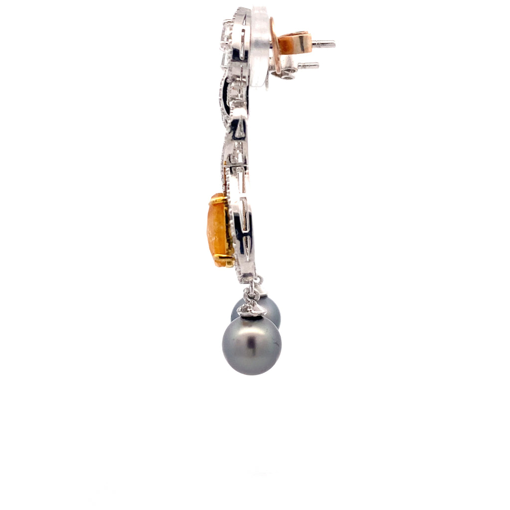 Amber Stone Tahitian Drops