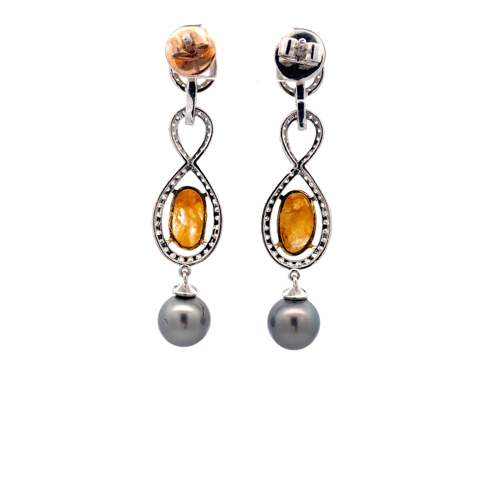Amber Stone Tahitian Drops