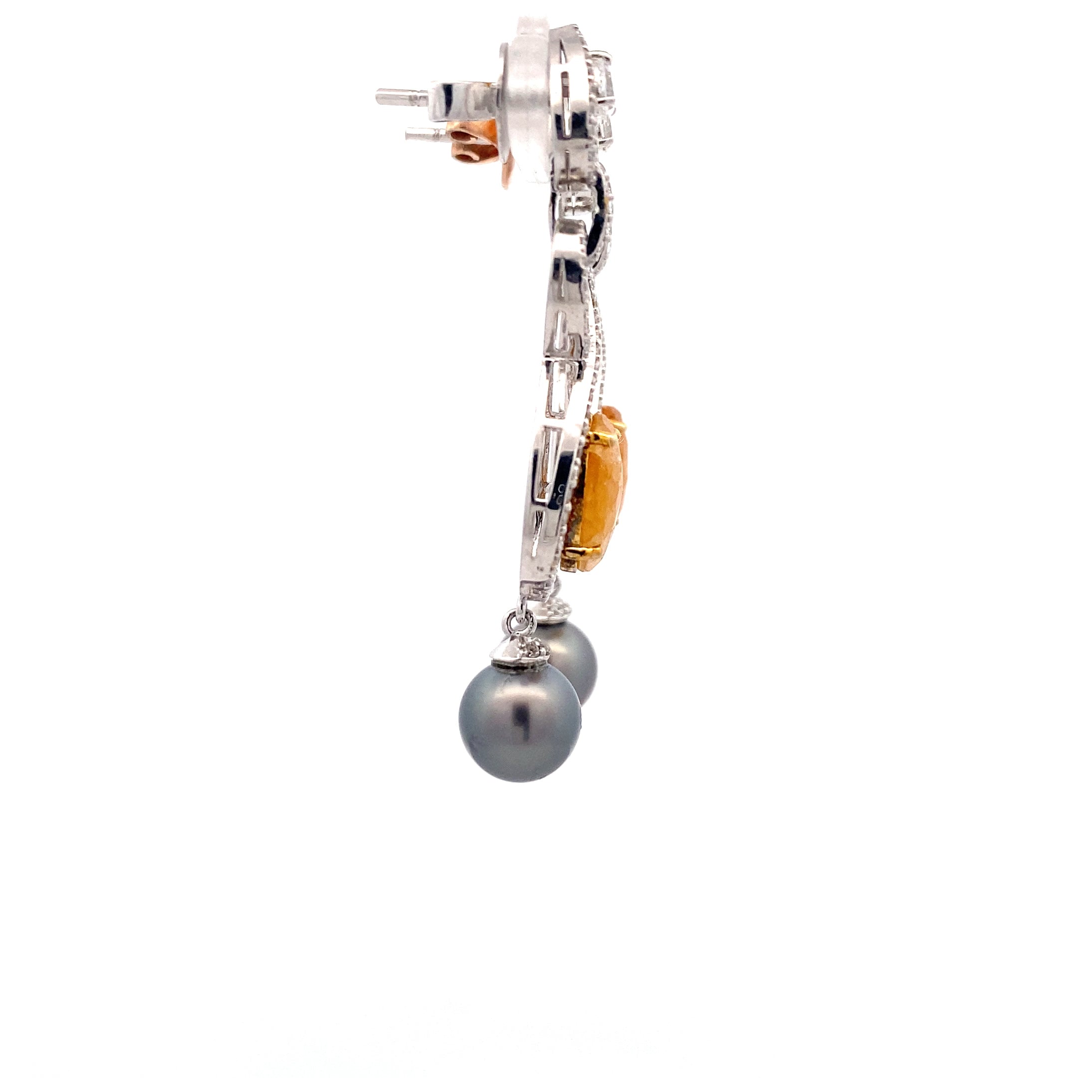 Amber Stone Tahitian Drops