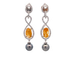 Amber Stone Tahitian Drops