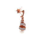 Tiered Pearl Drop Earrings