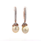 Hoop Crown Pearl Drop