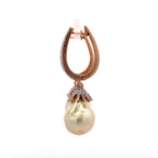Hoop Crown Pearl Drop