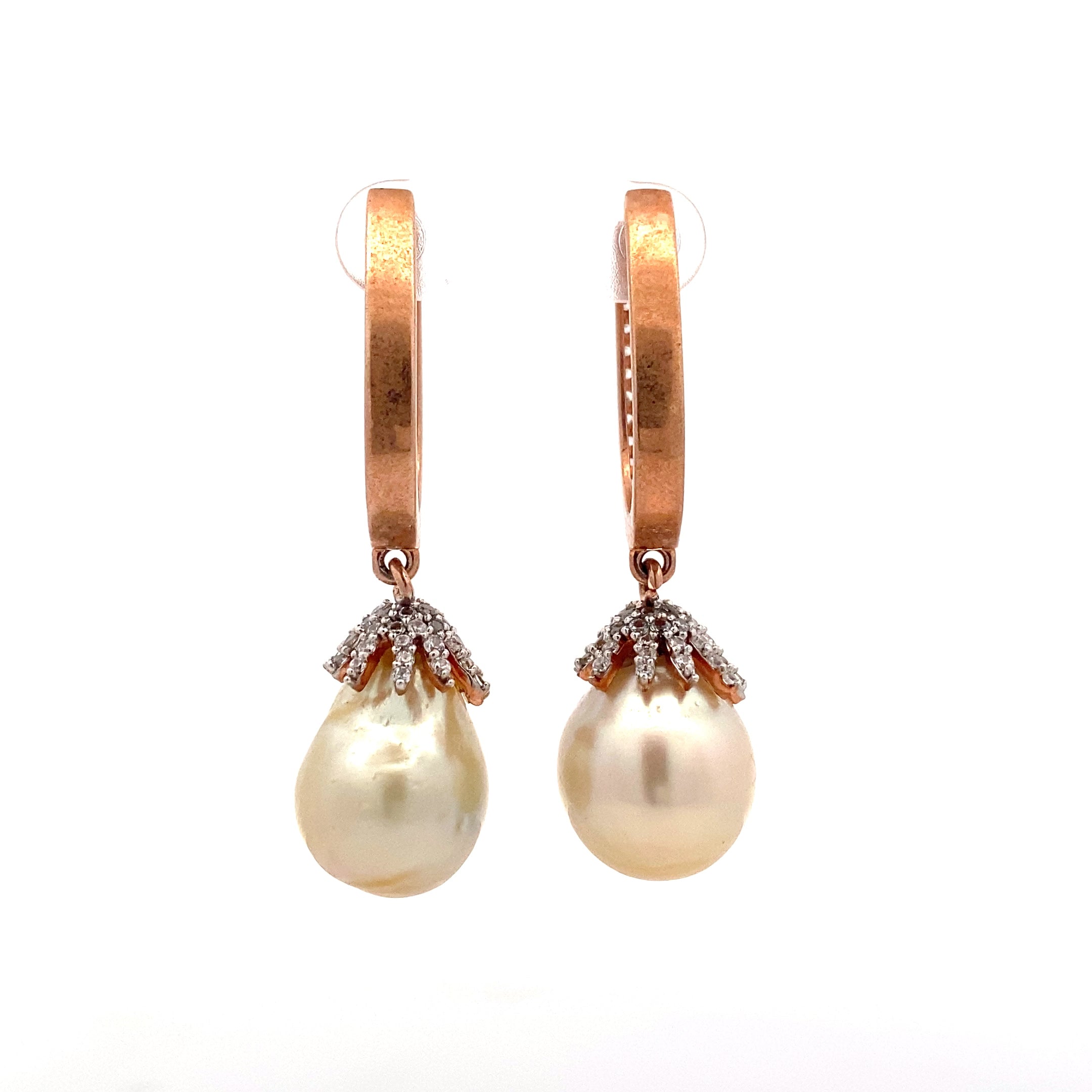 Hoop Crown Pearl Drop