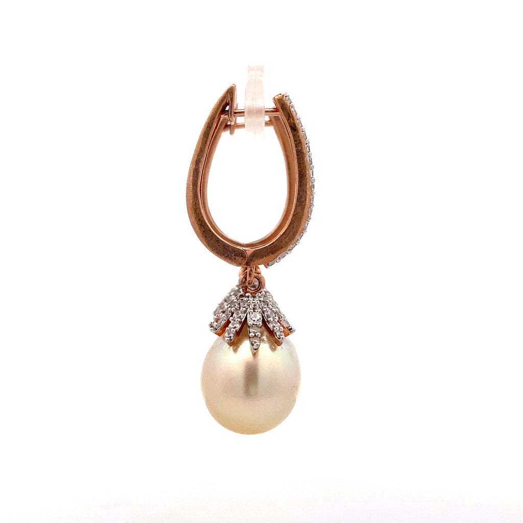 Hoop Crown Pearl Drop