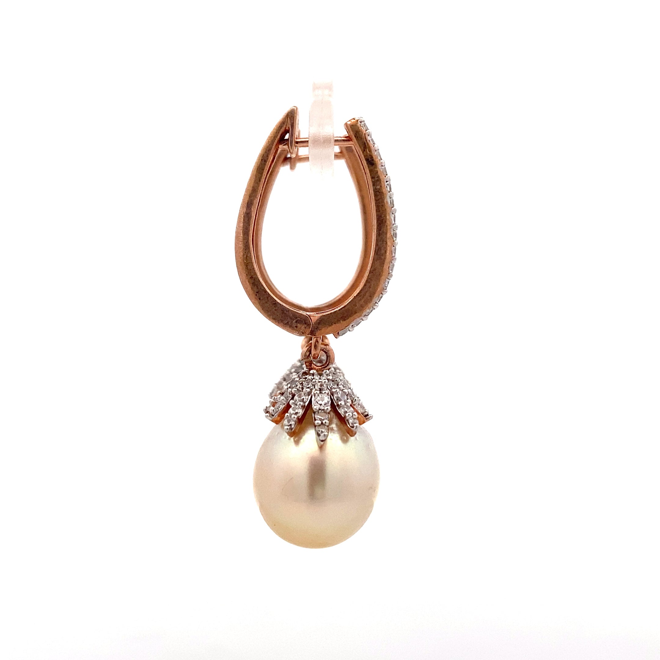 Hoop Crown Pearl Drop