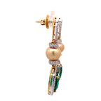 Emerald Pearl Linear Drops