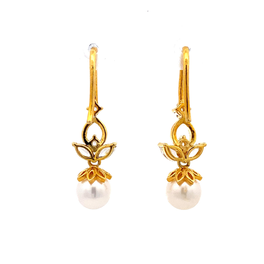 Crystal Pearl Hook Drops