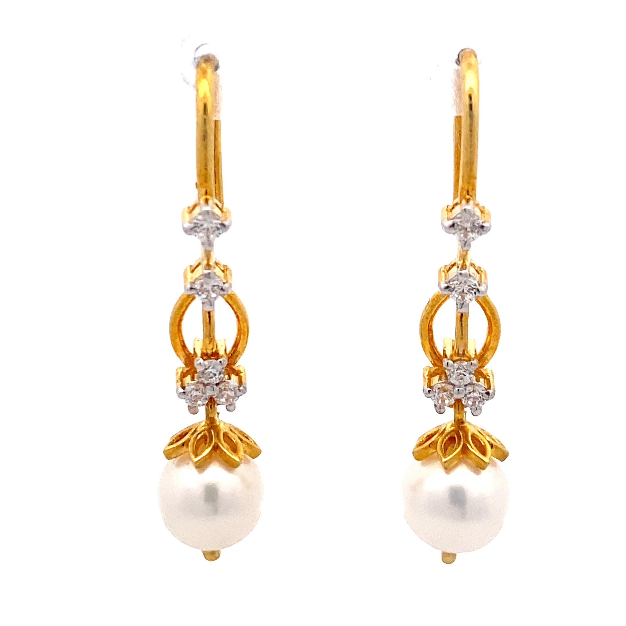 Crystal Pearl Bar Drops