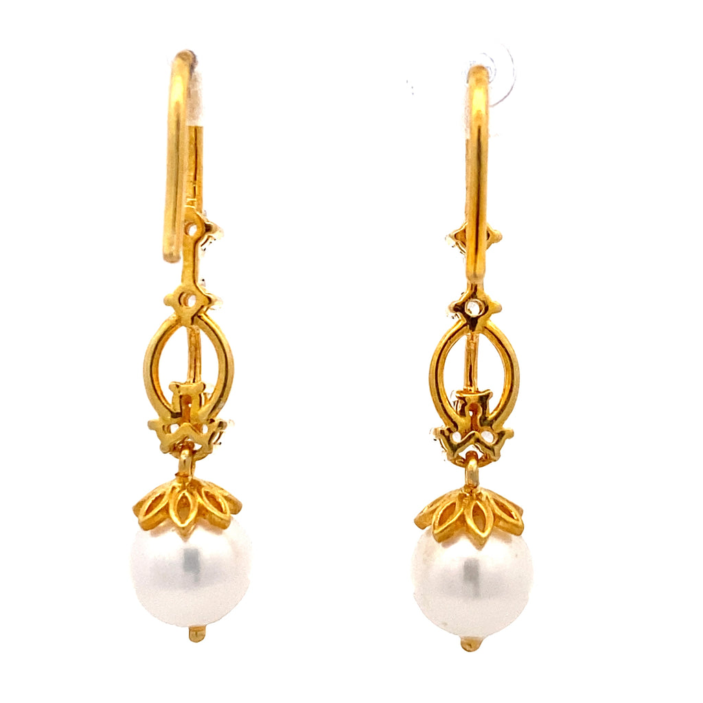 Crystal Pearl Bar Drops