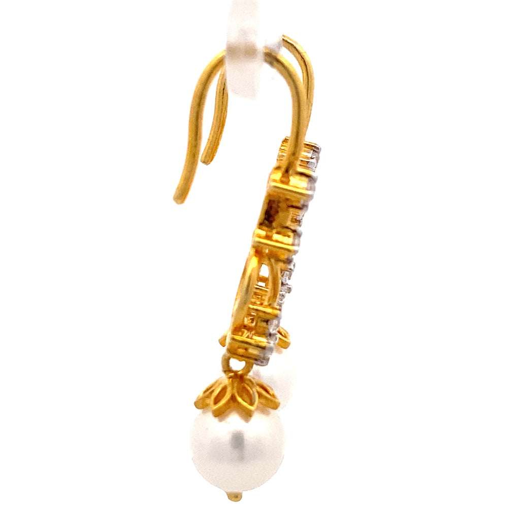 Crystal Pearl Bar Drops