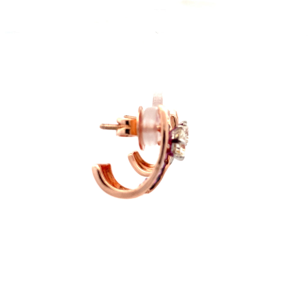 Semi Precious Ruby Halo Studs