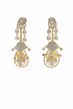 Pearl Moissanite Chandelier Earrings