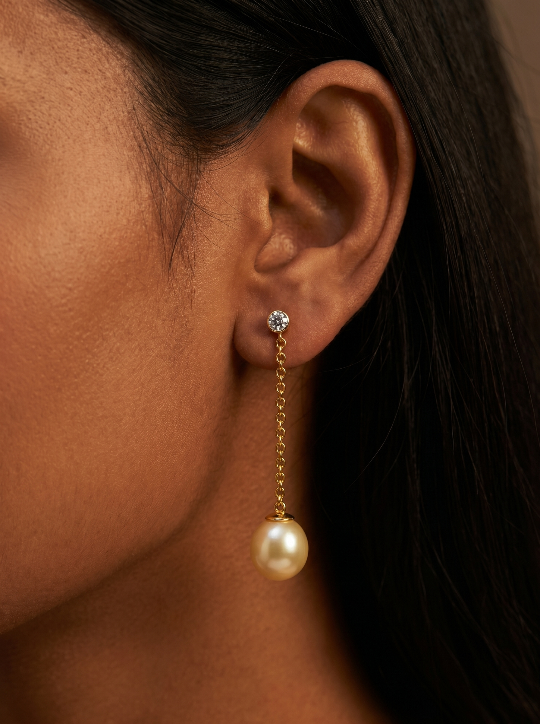 Luna Pearl Drop Earrings