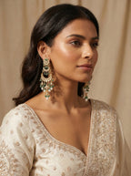 Moissanite Emerald Chand Bali