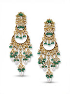 Moissanite Emerald Chand Bali
