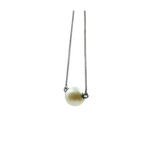 Sliding Pearl Station Necklace