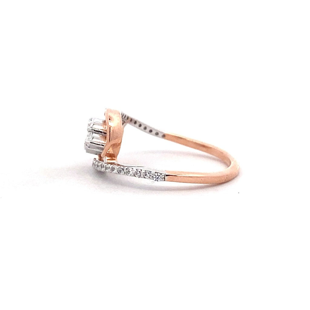 Baguette Cluster Bypass Ring