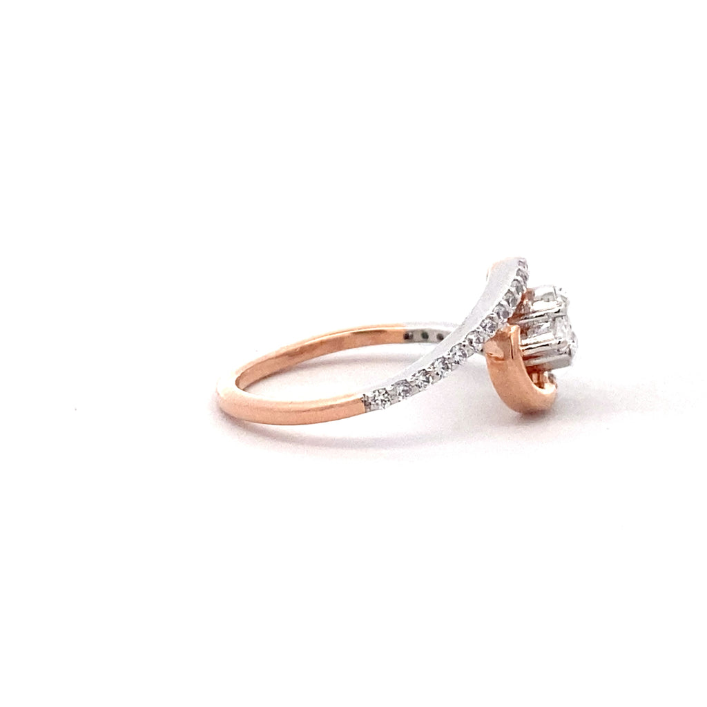 Baguette Cluster Bypass Ring