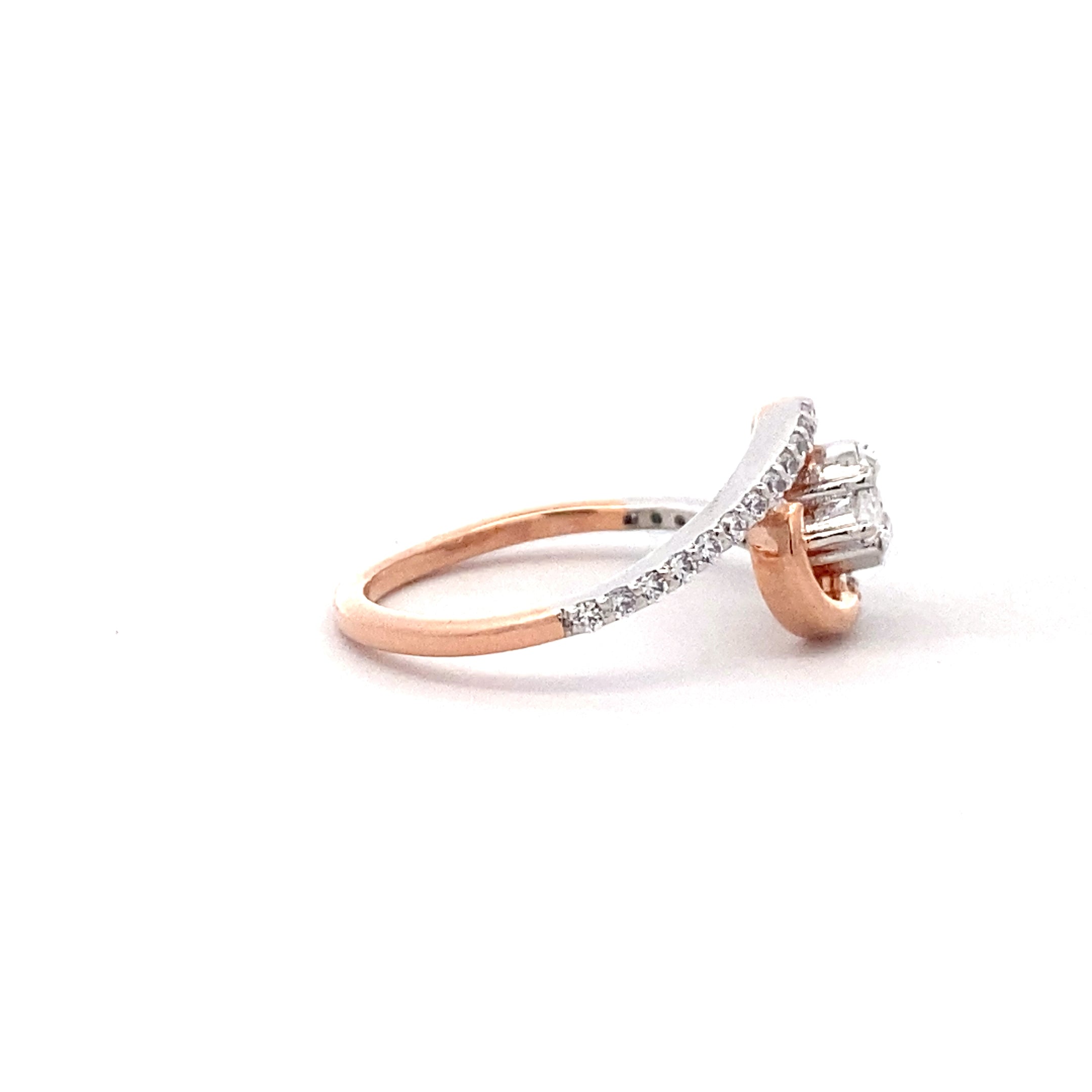 Baguette Cluster Bypass Ring