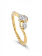 Pavé Bloom Bypass Ring